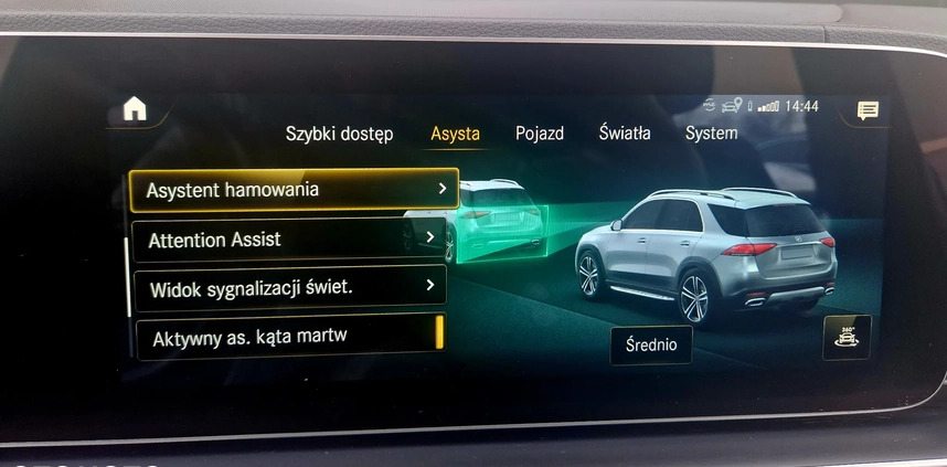 Mercedes-Benz GLE cena 269000 przebieg: 124500, rok produkcji 2018 z Warszawa małe 211